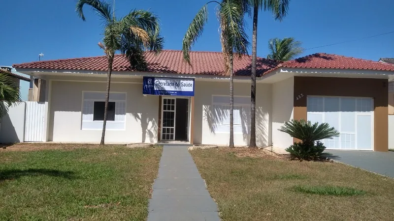Fachada da Secretaria Municipal de Saúde de Água Boa – MT